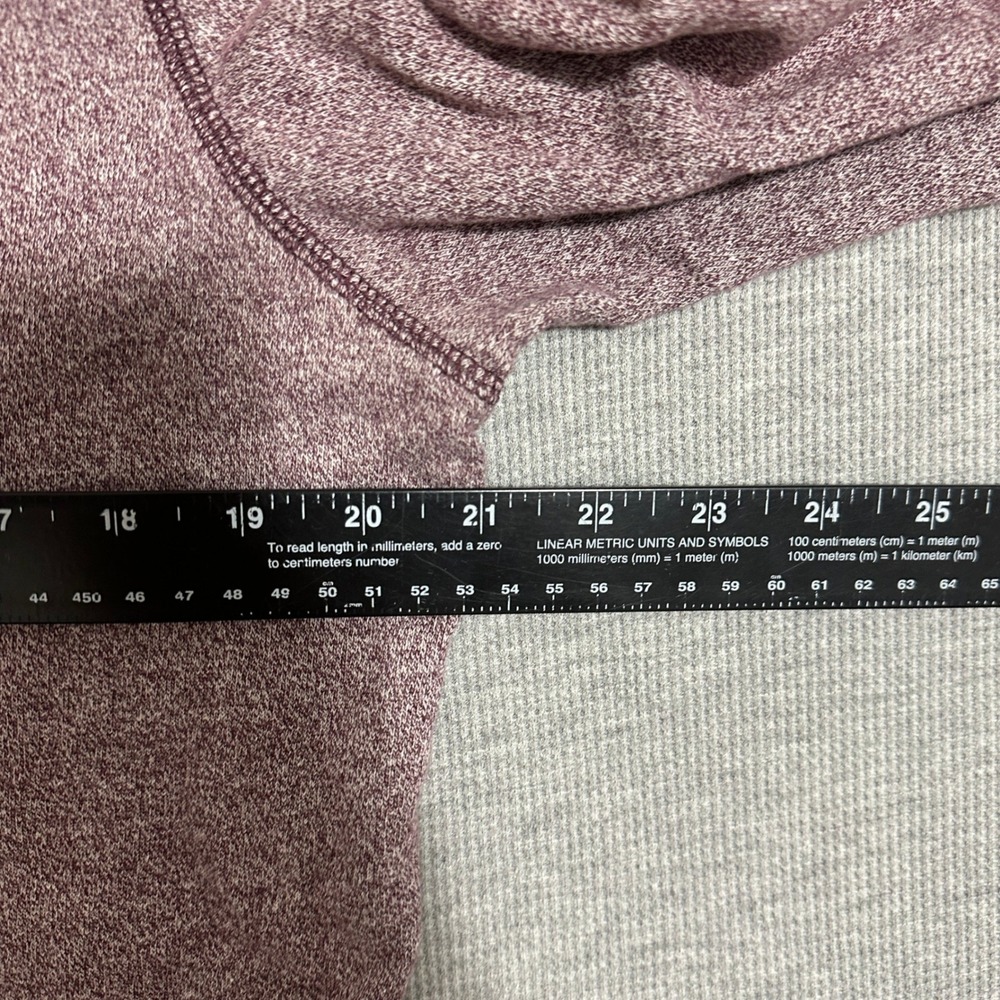 Aeropostale Full Zip Hoodie New York 87 Applique Heather Burgundy Mens Size M - Picture 7 of 12